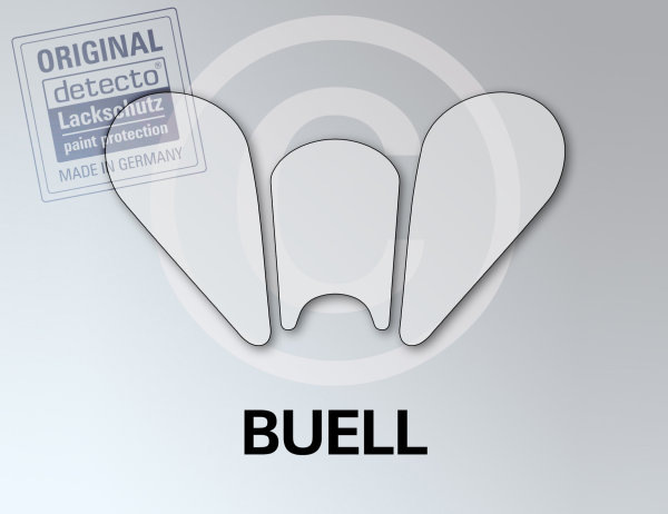 Lackschutzfolien Set 3-teilig Buell M2 Cyclon Bj. 97-02