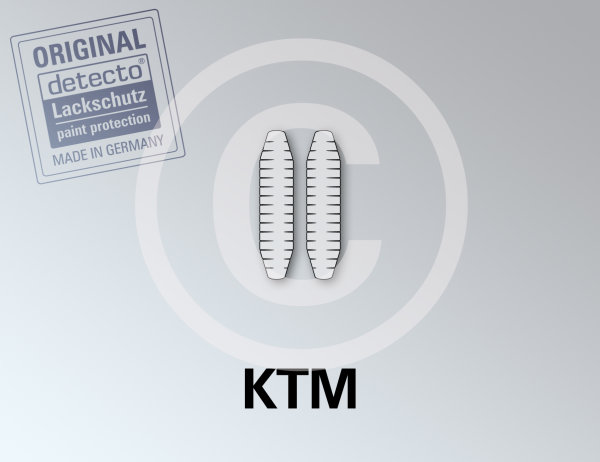 Lackschutzfolien Set Heck 2-teilig KTM 990 SMT Bj. 08-13