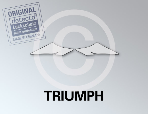 Lackschutzfolien Set Heck 2-teilig Triumph Speed Triple 1050 Bj. ab 16