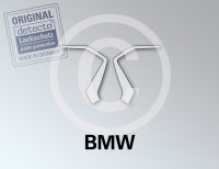 Lackschutzfolien Set Kühlerblende 2-teilig BMW R 1250 GS (Blackstorm metallic / Cosmicblue) Bj. 19-20