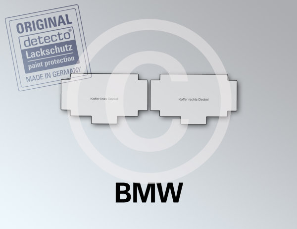 Lackschutzfolien Set Koffer (Deckel) 2-teilig BMW R 1250 GS Adventure Bj. ab 19