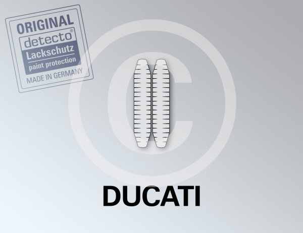 Lackschutzfolien Set Heck 2-teilig Ducati Streetfighter V2 Bj. 22-24