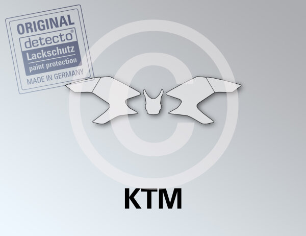 Lackschutzfolien Set 5-teilig KTM 1290 Super Adventure S Bj. 21-24