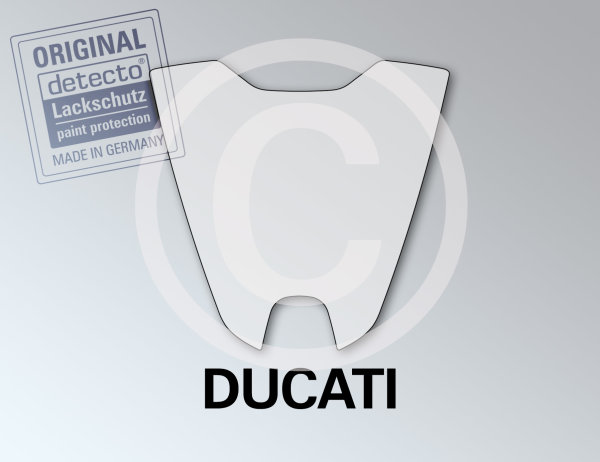 Lackschutzfolien Set Sozius Sitzabdeckung 1-teilig Ducati Monster Bj. ab 21