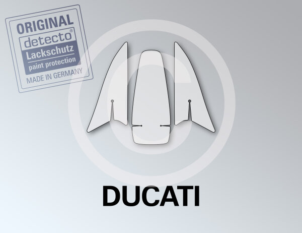 Lackschutzfolien Set Heck 3-teilig Ducati Monster Bj. ab 26