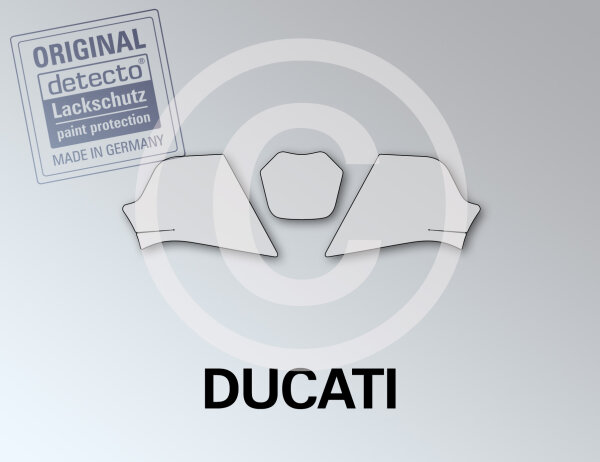 Lackschutzfolien Set 3-teilig Ducati DesertX V4 Bj. ab 26