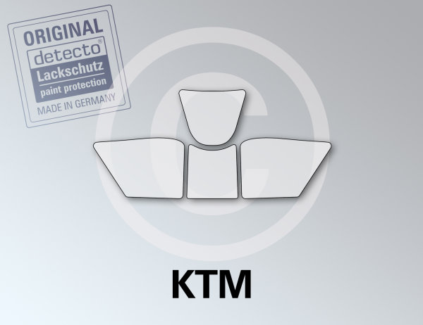 Lackschutzfolien Set 4-teilig KTM 1190 RC8 Bj. 08-15