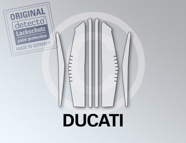 Lackschutzfolien Set Koffer (klein) 6-teilig Ducati Multistrada 1200 Bj. 10-14