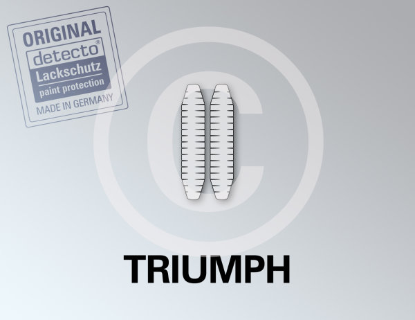 Lackschutzfolien Set Heck 2-teilig Triumph Speed Triple 1050 Bj. 11-15