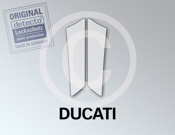 Lackschutzfolien Set Heck 2-teilig Ducati Diavel Bj. 11-18